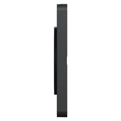 Schneider Electric Plaque De Finition Pour Interrupteur Et Prise À Composer-Plaque de finition 1 poste Odace Touch S54C802 coloris anthracite avec liseré anthracite l.85 x P.10 x H.85 mm