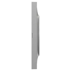 Schneider Electric Plaque De Finition Pour Interrupteur Et Prise À Composer-Plaque de finition 1 poste Odace Styl S520702E coloris aluminium l.85 x P.10 x H.85 mm