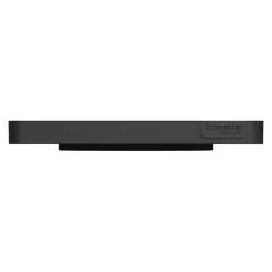 Schneider Electric Plaque De Finition Pour Interrupteur Et Prise À Composer-Plaque de finition 1 poste Odace Touch S540802 coloris anthracite l.85 x P.10 x H.85 mm