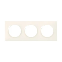 Legrand Plaque De Finition Pour Interrupteur Et Prise À Composer-Plaque de finition 3 postes Dooxie 6 009 03 coloris blanc l.229 x P.10 x H.87 mm