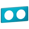 Legrand Plaque de finition 2 postes Céliane 0 988 76 coloris métal blue snake l.161 x P.8,5 x H.82 mm