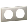 Legrand Plaque de finition 2 postes Céliane 0 998 61 coloris titane l.161 x P.9 x H.82 mm
