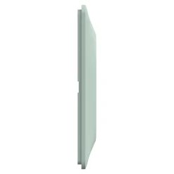 Schneider Electric Plaque de finition 2 postes Ovalis S320704A coloris sauge l.158 x P.10 x H.87 mm