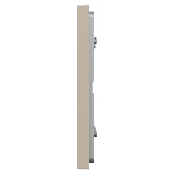 Schneider Electric Plaque de finition 2 postes Unica Déco Essentielle NU600426 coloris taupe l.159,6 x P.10,25 x H.85 mm