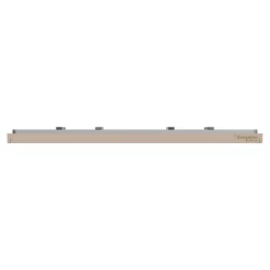 Schneider Electric Plaque de finition 2 postes Unica Déco Essentielle NU600426 coloris taupe l.159,6 x P.10,25 x H.85 mm