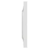 Schneider Electric Plaque de finition 3 postes Odace Styl S520706 coloris blanc l.227 x P.10 x H.85 mm