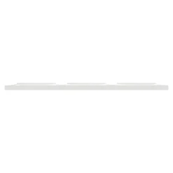 Schneider Electric Plaque de finition 3 postes Odace Styl S520706 coloris blanc l.227 x P.10 x H.85 mm