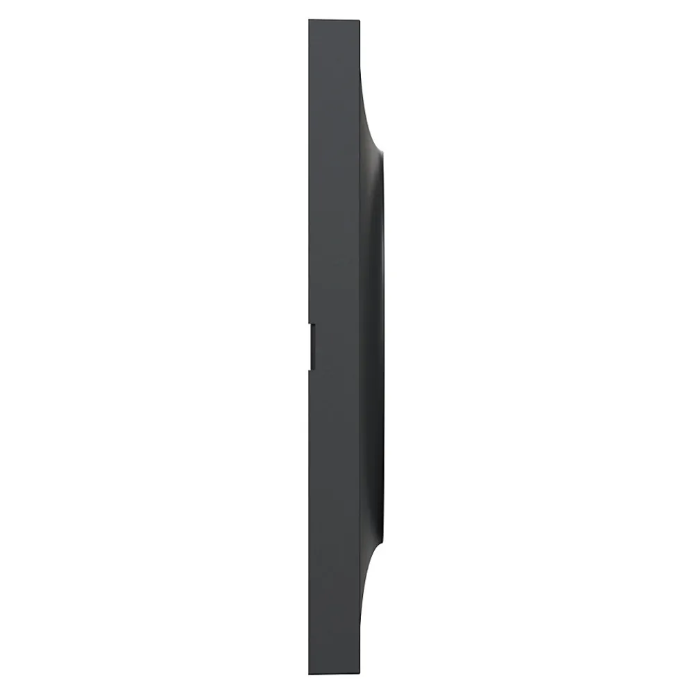 Schneider Electric Plaque de finition 2 postes Odace Styl S54C704 coloris anthracite avec liseré anthracite l.156 x P.10 x H.85 mm