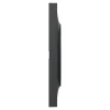 Schneider Electric Plaque de finition 3 postes Odace Styl S540706 coloris anthracite l.227 x P.10 x H.85 mm