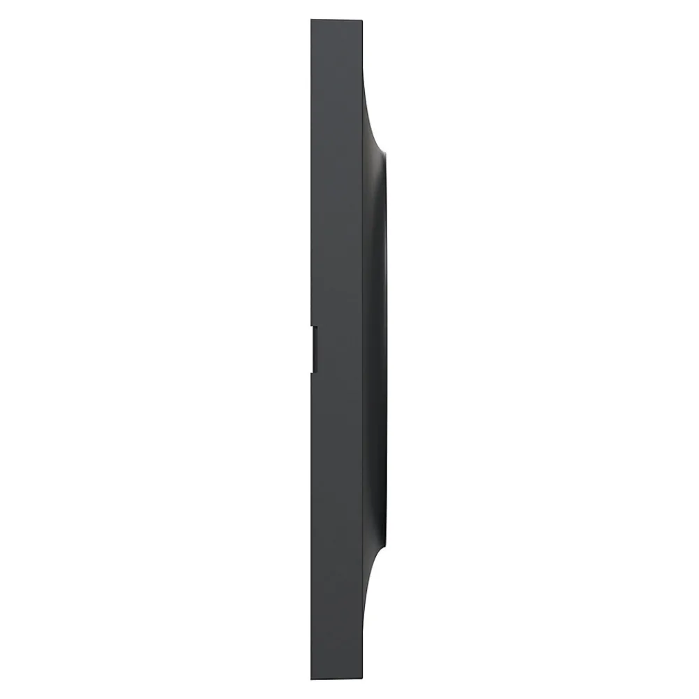 Schneider Electric Plaque de finition 3 postes Odace Styl S540706 coloris anthracite l.227 x P.10 x H.85 mm