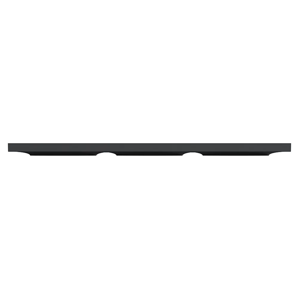 Schneider Electric Plaque de finition 3 postes Odace Styl S540706 coloris anthracite l.227 x P.10 x H.85 mm