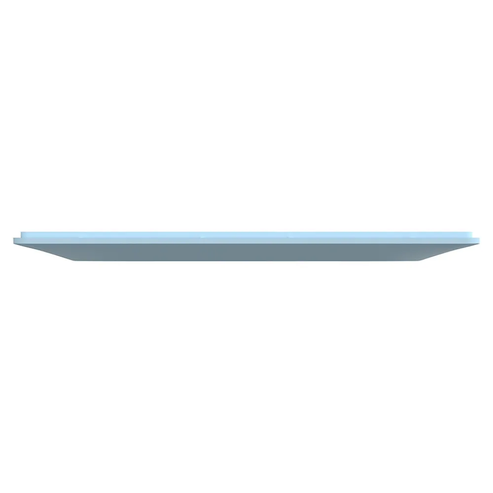 Schneider Electric Plaque de finition 2 postes Ovalis S320704C coloris bleu azurin l.158 x P.10 x H.87 mm