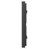 Schneider Electric Plaque de finition 2 postes Unica Déco Essentielle NU600454 coloris anthracite l.159,6 x P.10,25 x H.85 mm