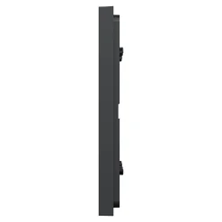 Schneider Electric Plaque de finition 2 postes Unica Déco Essentielle NU600454 coloris anthracite l.159,6 x P.10,25 x H.85 mm