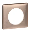 Legrand Plaque De Finition Pour Interrupteur Et Prise À Composer-Plaque de finition simple Céliane Métal Copper