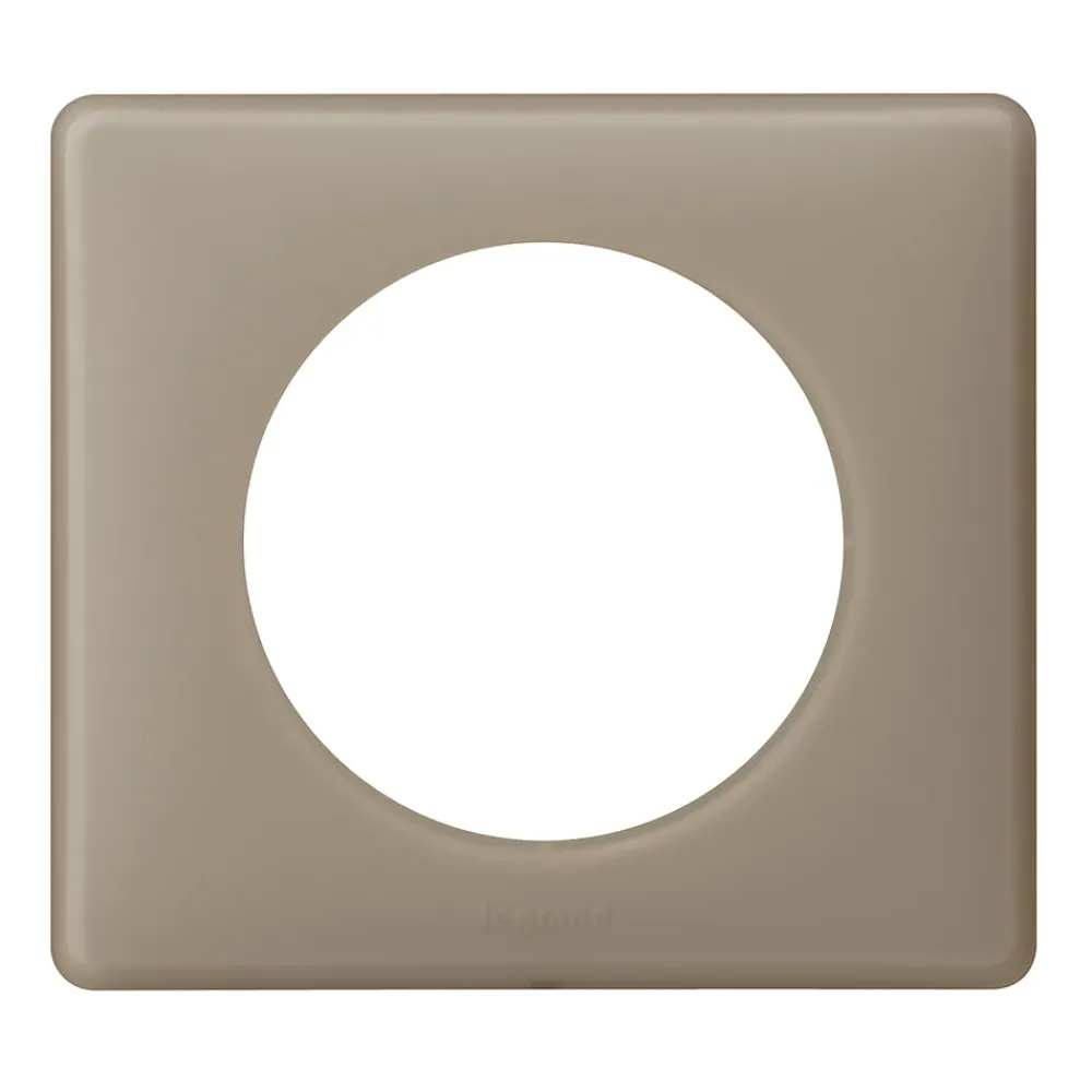 Legrand Plaque de finition simple Céliane Poudré Grès