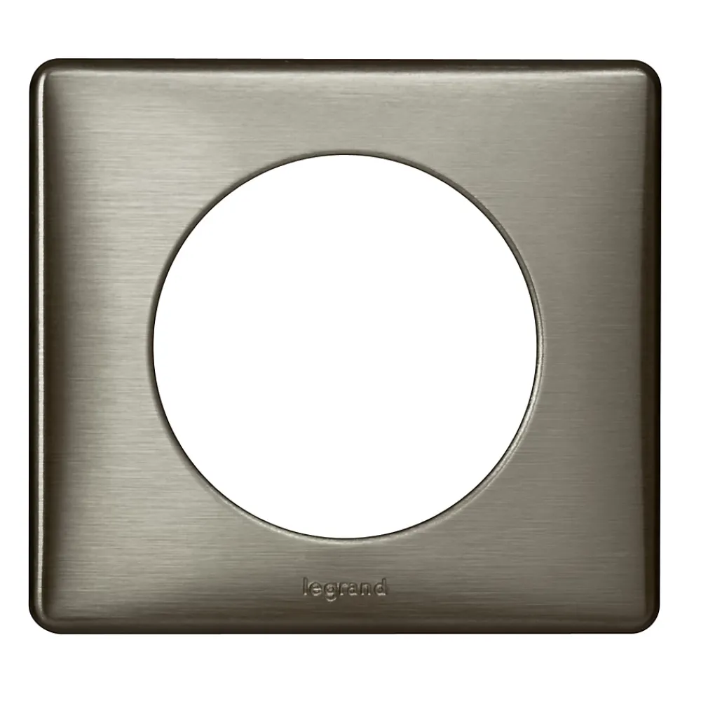 Legrand Plaque de finition simple Céliane Métal Tungstène
