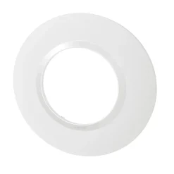 Legrand Plaque De Finition Pour Interrupteur Et Prise À Composer-Plaque de finition simple Dooxie Blanc rond