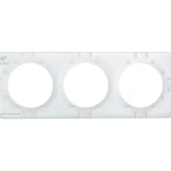 Jacobsen Plaque de finition triple Espen blanc à assembler