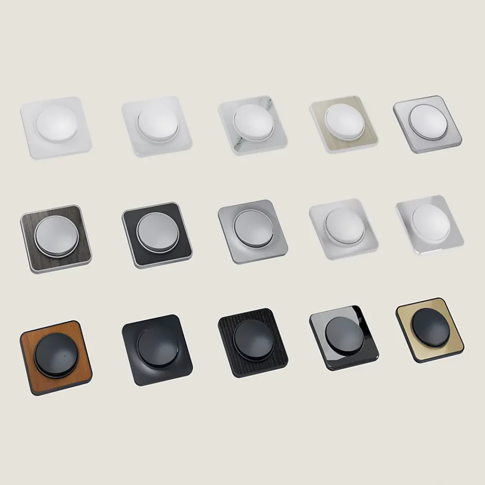Jacobsen Plaque de finition triple Espen blanc à assembler