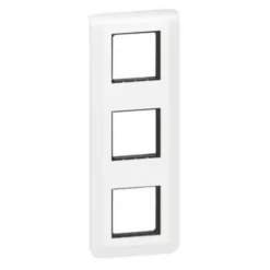 Legrand Plaque de finition 3x2 modules Mosaïc 0 994 75 coloris blanc l.224 x P.9 x H.82 mm