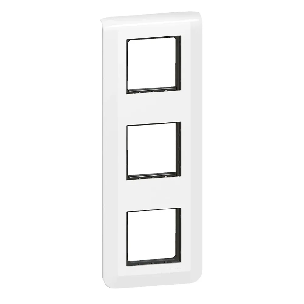 Legrand Plaque de finition 3x2 modules Mosaïc 0 994 75 coloris blanc l.224 x P.9 x H.82 mm