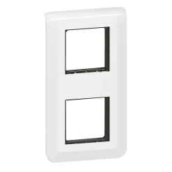 Legrand Plaque de finition 2x2 modules Mosaïc 0 994 73 coloris blanc l.153 x P.9 x H.82 mm