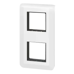 Legrand Plaque de finition 2x2 modules Mosaïc 0 994 73 coloris blanc l.153 x P.9 x H.82 mm