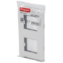 Legrand Plaque de finition 2x2 modules Mosaïc 0 994 73 coloris blanc l.153 x P.9 x H.82 mm
