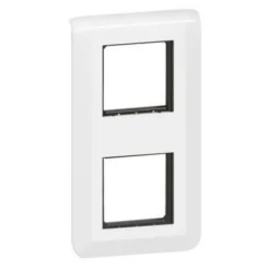 Legrand Plaque de finition 2x2 modules Mosaïc 0 994 73 coloris blanc l.153 x P.9 x H.82 mm