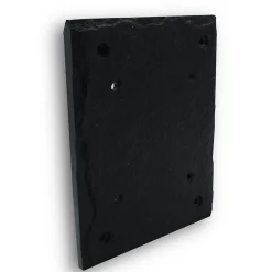 Chapuis Plaque de numéro de rue, en schiste, noir, L.15 x l.18,5 cm, CIXA11