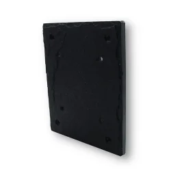 Chapuis Plaque de numéro de rue, en schiste, noir, L.15 x l.18,5 cm, CIXA11