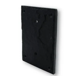 Chapuis Plaque de numéro de rue, en schiste, noir, L.11,5 x l.15 cm, CIXA10
