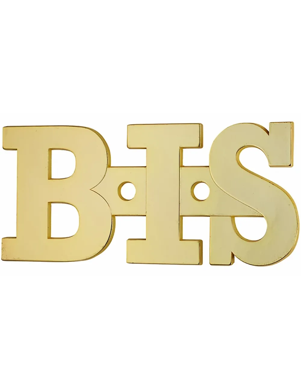 Thirard Chiffre Et Lettre Pour Maison-Plaque de signalisation BIS, laiton à visser, 51x34mm, laiton -