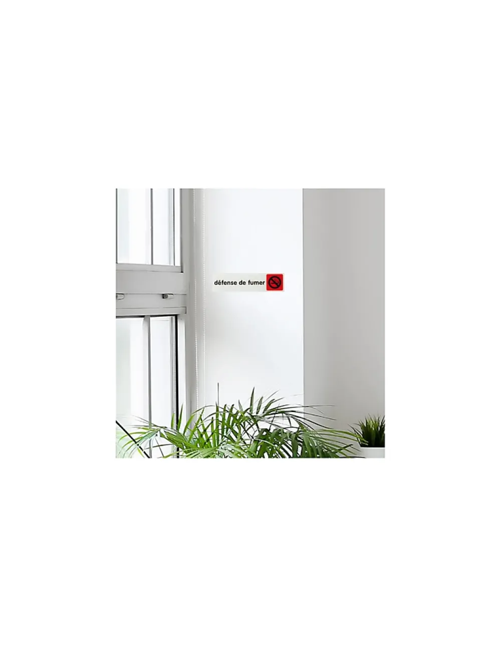 Thirard Panneau De Signalisation-Plaque de signalisation Défense de fumer, plexiglass adhésif, 170x45mm -