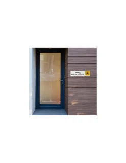 Thirard Panneau De Signalisation-Plaque de signalisation Espace sous surveillance, plexiglass adhésif, 170x45mm -