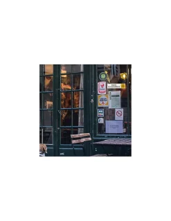 Thirard Panneau De Signalisation-Plaque de signalisation Espace sous surveillance, plexiglass adhésif, 170x45mm -
