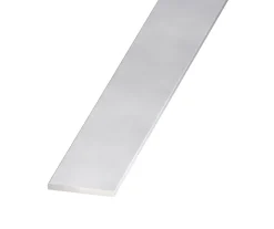CQFD Profilé-Plat aluminium anodisé incolore 20 x 2 mm, 2 m