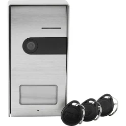 Blyss Visiophone-Platine de rue extérieure filaire avec caméra Jelbi + 3 badges