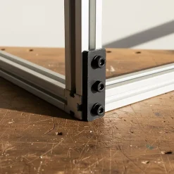Diall 4 platines 3 trous ø8 mm x L. 39 mm x l. 16 mm