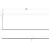 Thirard Judas Pour Porte-Plinthe de bas de porte, inox brossé, 250x830 mm, avec adhésif -