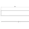 Thirard Judas Pour Porte-Plinthe de bas de porte, inox, 150x830 mm, avec adhésif -