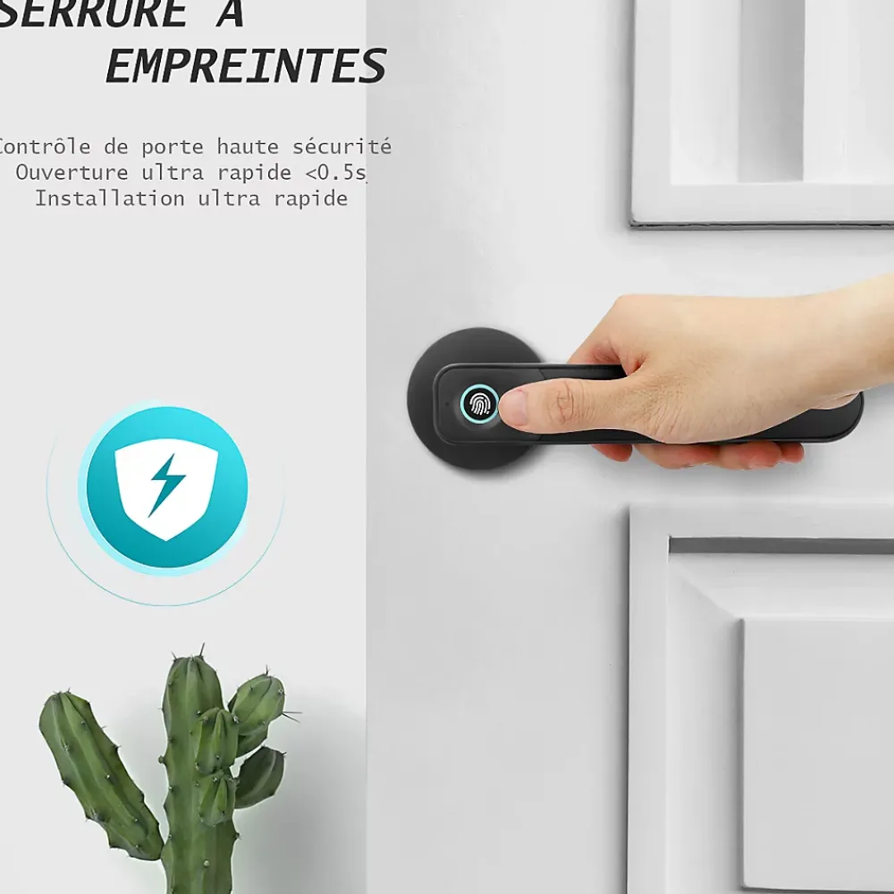 Automatisme Passion Poignée connectée à codes pour serrure de porte