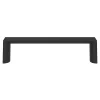 GoodHome Poignée De Meuble-Poignée de meuble Droit Dotz mat noir l.104mm x l.14mm x H. 26mm entraxe 96mm