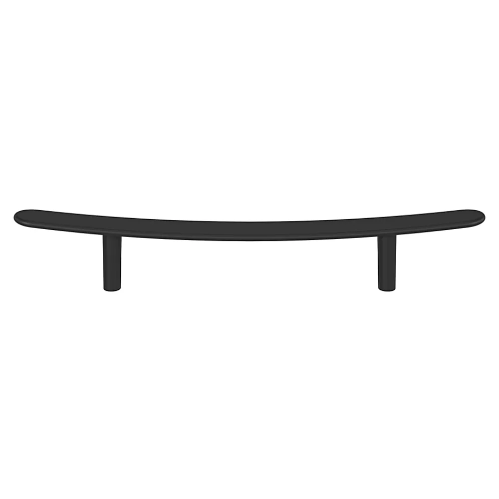 GoodHome Poignée de meuble en T Meham mat noir l.220mm x l.20mm x H. 35mm entraxe 128mm