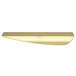 GoodHome Poignée De Meuble-Poignée de meuble Incurvé Skej aluminium mat noir l.152mm x l.19mm x H. 35mm entraxe 128mm