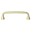 GoodHome Poignée de meuble nœud Tudy Laiton effet laiton doré l.143mm x H. 16mm entraxe 128mm