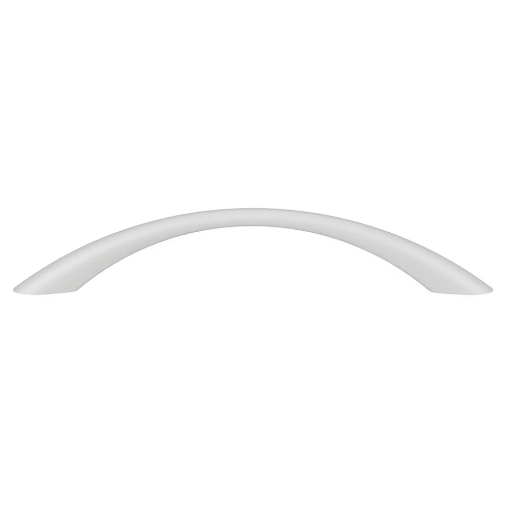 GoodHome Poignée De Meuble-Poignée de meuble nœud Primel effet chromé gris l.114mm x l.11mm x H. 27mm entraxe 96mm