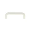 Poignée de meuble nœud Plastic Plastique satin blanc l.73mm x H. 10mm entraxe 64mm