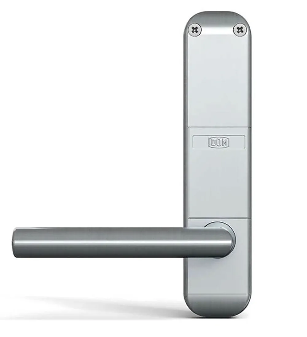 Autres Poignée électronique serrure à code Easykey DOM serrure inox porte intérieure 45 mm sans clé